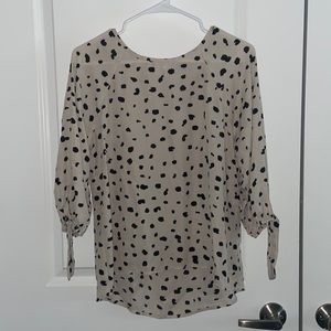 Papermoon Animal Print SMALL Long sleeve Blouse